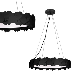 Lampa wisząca SOHO BLACK 24W LED | ML6157 Milagro