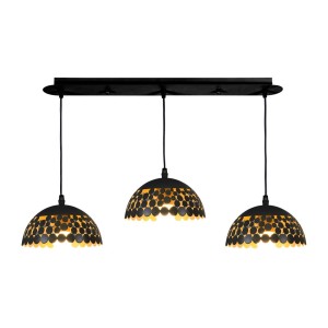 Lampa wisząca LISA BLACK 3xE27 | ML6136 Milagro