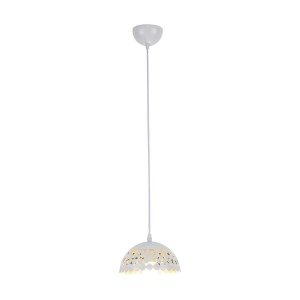 Lampa wisząca LISA WHITE 1xE27 18cm | ML6138 Milagro