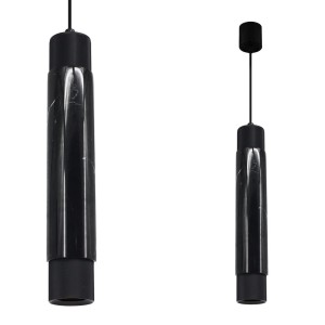 Lampa wisząca MARBLE BLACK 1xGU10 | ML6339 Milagro