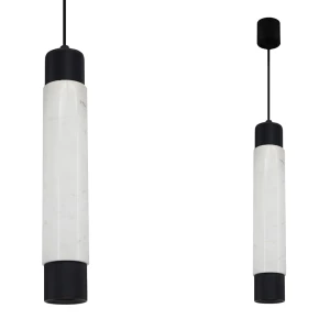 Lampa wisząca MARBLE WHITE/BLACK 1xGU10 | ML6341 Milagro