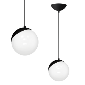 Lampa wisząca SFERA BLACK 1xE27 60W | MLP5739 Milagro