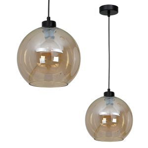 Lampa wisząca SOFIA AMBER 1xE27 | MLP6578 Milagro