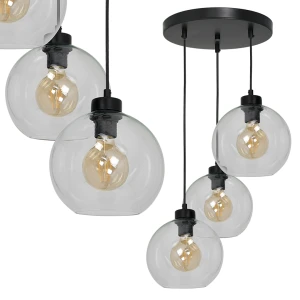 Lampa wisząca SOFIA CLEAR 3xE27 | MLP6582 Milagro