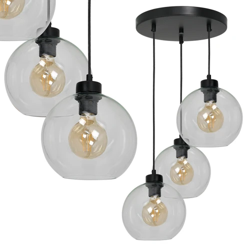 Lampa wisząca SOFIA CLEAR 3xE27 | MLP6582 Milagro