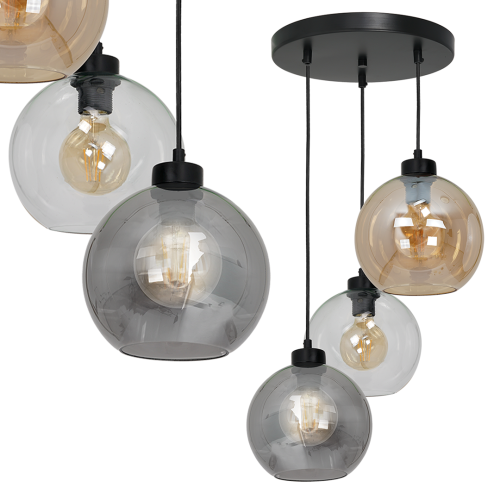 Lampa wisząca SOFIA MIX 3xE27 | MLP6585 Milagro