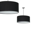 Lampa wisząca CASINO BLACK/CHROME 1xE27 | ML63800 Milagro