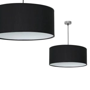 Lampa wisząca CASINO BLACK/CHROME 1xE27 | ML63800 Milagro