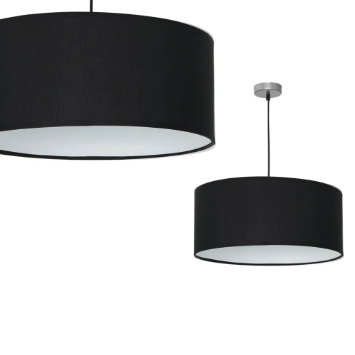 Lampa wisząca CASINO BLACK/CHROME 1xE27 | ML63800 Milagro