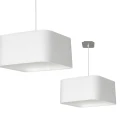 Lampa wisząca NAPOLI WHITE/CHROME 1xE27 | ML6362 Milagro