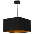Lampa wisząca NAPOLI BLACK/GOLD 1xE27 | ML6368 Milagro