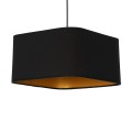 Lampa wisząca NAPOLI BLACK/GOLD 1xE27 | ML6368 Milagro