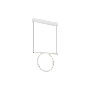 LAMPA WISZĄCA LOOP WHITE 20W LED | ML520 Milagro