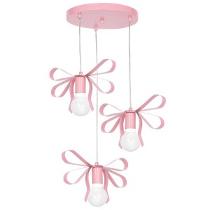 Lampa Wisząca EMMA PINK 3xE27 | MLP1040 Milagro