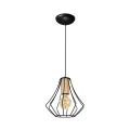 Lampa wisząca WILL BLACK 1XE27 | MLP4188 Milagro