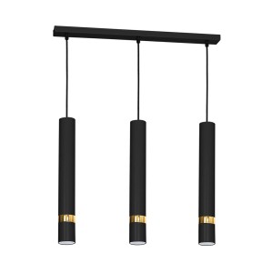 Lampa wisząca JOKER BLACK/GOLD 3xGU10 | MLP6080 Milagro