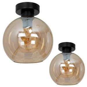 Lampa sufitowa SOFIA AMBER 1xE27 | MLP6575 Milagro