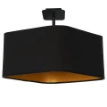 Lampa podsufitowa NAPOLI BLACK/GOLD 1xE27 | ML6367 Milagro