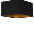 Lampa podsufitowa NAPOLI BLACK/GOLD 1xE27 | ML6367 Milagro