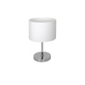 Lampka stołowa CASINO WHITE/CHROME 1xE27 | ML6375 Milagro