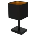 Lampka stołowa NAPOLI BLACK/GOLD 1xE27 | ML6369 Milagro