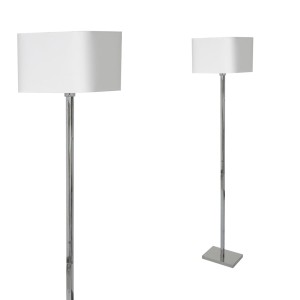 Lampa stojąca NAPOLI WHITE/CHROME 1xE27 | ML6364 Milagro