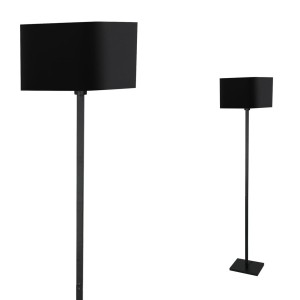 Lampa stojąca NAPOLI BLACK/GOLD 1xE27 | ML6370 Milagro