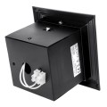 LAMPA PODTYNKOWA BLOCCO CZARNA 1x7W GU10 LED | ML472 Milagro