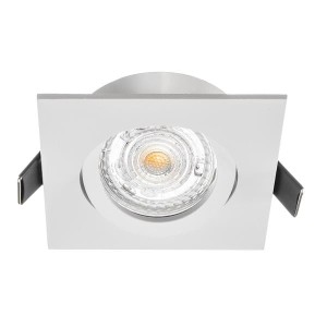 Oczko sufitowe kwadratowe ruchome IP20 White | EKZ312 Milagro