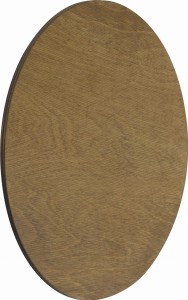 Kinkiet (plafon) AGA drewniany okrągły średnica 30cm wubdowany LED TK Lighting