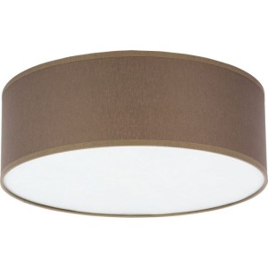 Lampa sufitowa RONDO z brązowym abażurem TK LIGHTING