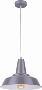 Lampa wisząca BELL szara w stylu retro TK Lighting