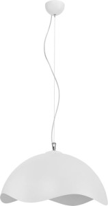 Lampa wisząca STEEL WAVE biała z pofalowanym brzegiem TK Lighting