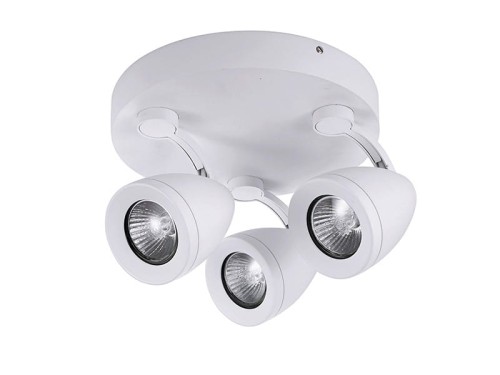 Kinkiet / Lampa ścienna / sufitowa ALBICO 3 ROUND AZ1243 Biały Azzardo