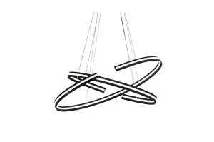 Lampa wisząca ALESSIA DIMM AZ3355 Czarna Azzardo