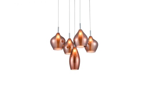 Lampa wisząca AMBER AZ3172 Miedziana Azzardo