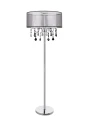 SOTTILE LAMPA PODŁOGOWA 3X40W E14 CZARNY/CHROMOWY | Candellux 53-73945