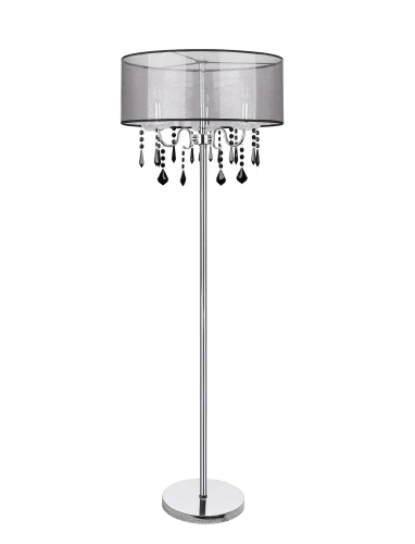 SOTTILE LAMPA PODŁOGOWA 3X40W E14 CZARNY/CHROMOWY | Candellux 53-73945