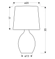 AMBON LAMPA GABINETOWA 1X40W E14 CZARNY | Candellux 41-78643