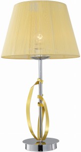 DIVA LAMPA GABINETOWA 1X60W E27 CHROM/ZŁOTY | Candellux 41-55071
