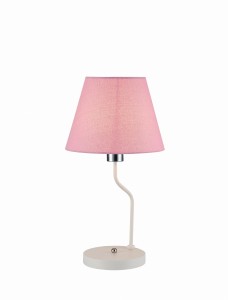 LAMPA STOŁOWA YORK 1 BIAŁY RÓŻOWY  | Candellux 50501100