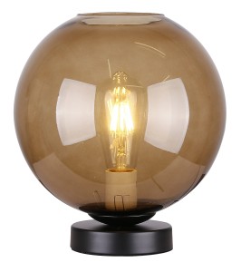 LAMPKA GLOBE GABINETOWA 1X60W E27 BRĄZOWY | Candellux 41-78285