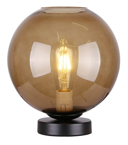 LAMPKA GLOBE GABINETOWA 1X60W E27 BRĄZOWY | Candellux 41-78285