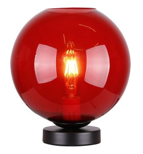LAMPKA GLOBE GABINETOWA 1X60W E27 CZERWONY | Candellux 41-78278