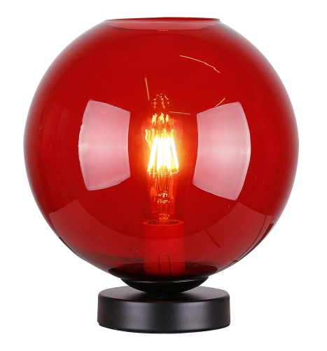 LAMPKA GLOBE GABINETOWA 1X60W E27 CZERWONY | Candellux 41-78278