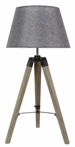 LUGANO LAMPA GABINETOWA 1X60W E27 SZARY + ABAŻUR O TYM SAMYM INDEKSIE | Candellux 41-31150