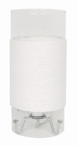 WRING LAMPA GABINETOWA 1X60W E27 CHROM TARANSPARENT / BIAŁY | Candellux 41-28006