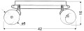 ALABASTER LAMPA SUFITOWA LISTWA 2X40W G9 SATYNA+CHROM | Candellux 92-07018