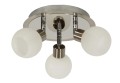 ALABASTER LAMPA SUFITOWA PLAFON 3X40W G9 SATYNA+CHROM | Candellux 98-07025