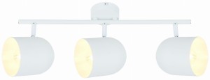 AZURO LAMPA SUFITOWA LISTWA 3X40W E27 BIAŁY | Candellux 93-63267